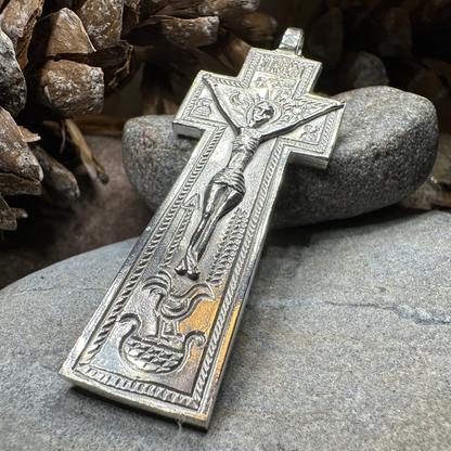 Artisan Irish Penal Crucifix Cross Necklace