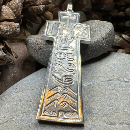 Artisan Irish Penal Crucifix Cross Necklace