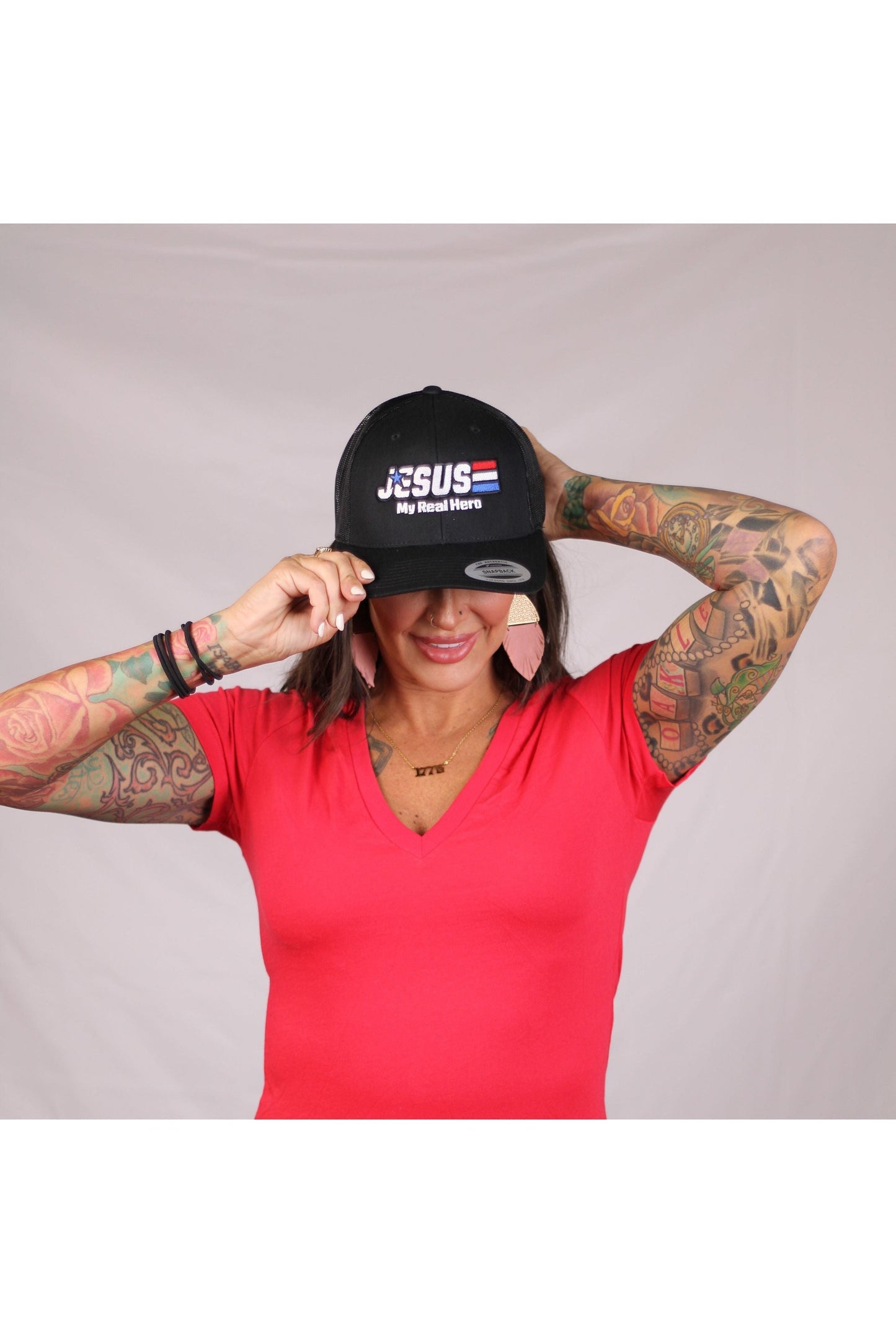 Jesus My Real Hero Hat -clearance