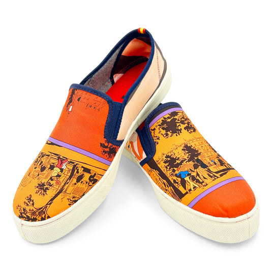 BOULEVARD GIRANDOLA Orange Sneaker