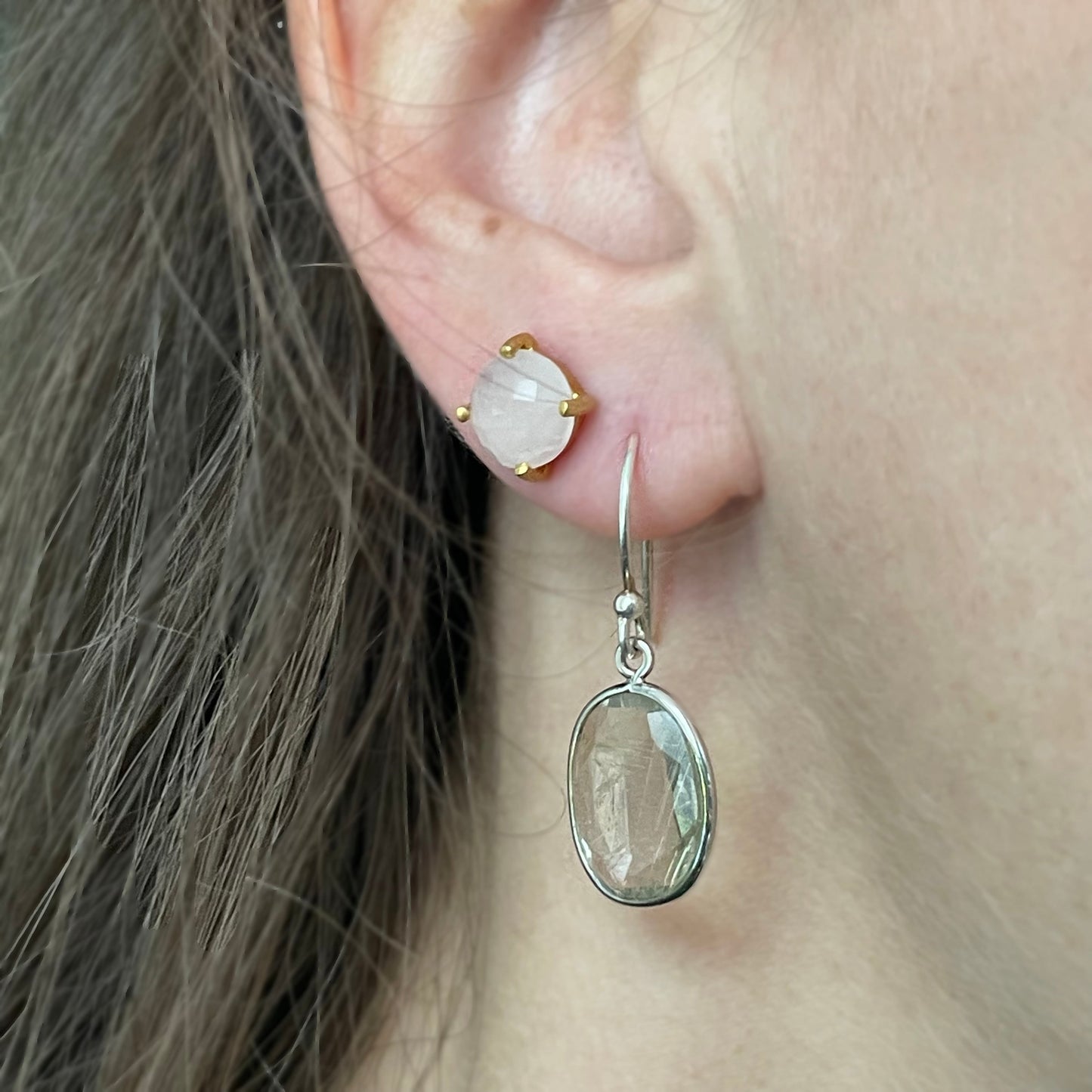 Golden Rutile Danglers