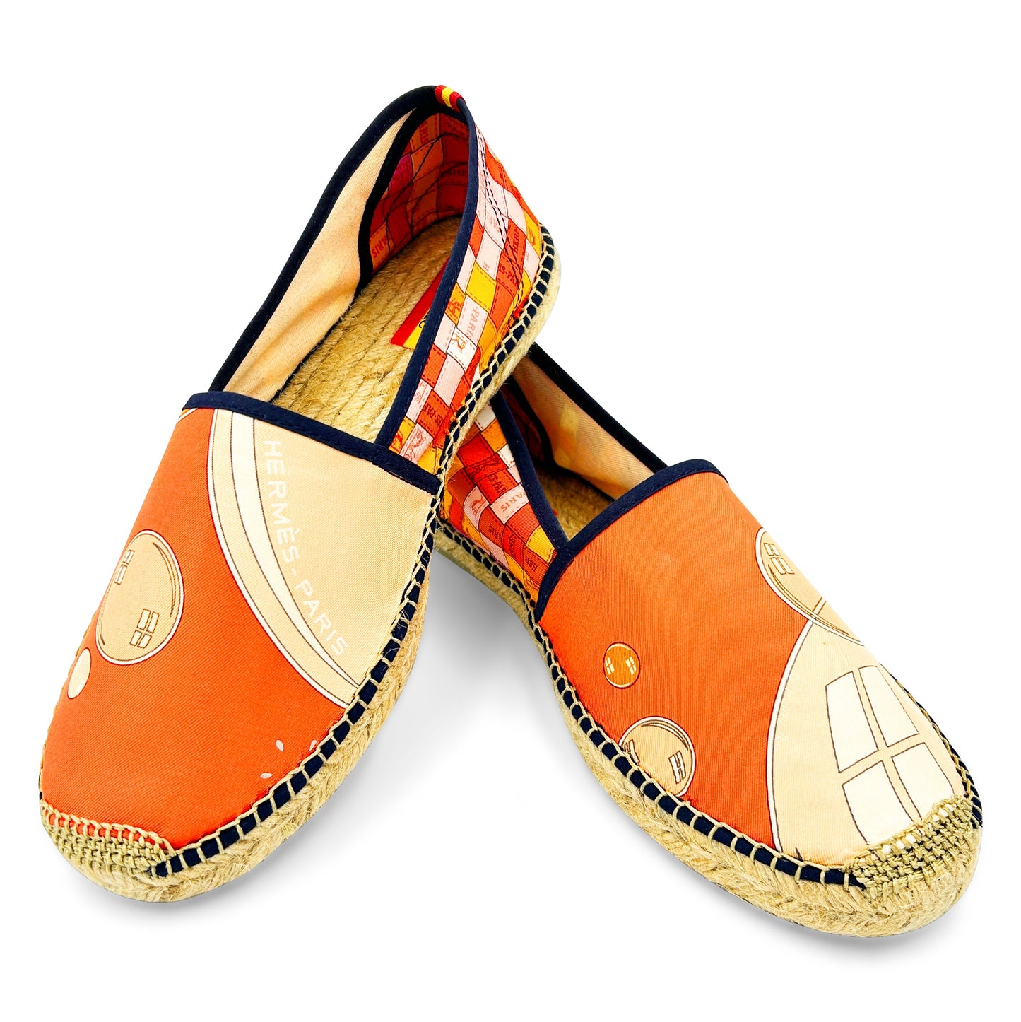 CARRE BULLE Orange Classic Espadrilles