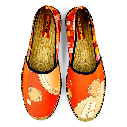 CARRE BULLE Orange Classic Espadrilles