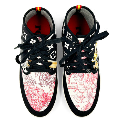 CONFI LEILA Pink/White Sport Hi-Top