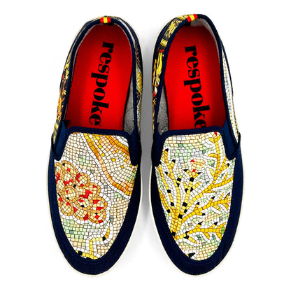 PAVE CHASSE Yellow/Black Sport Loafer