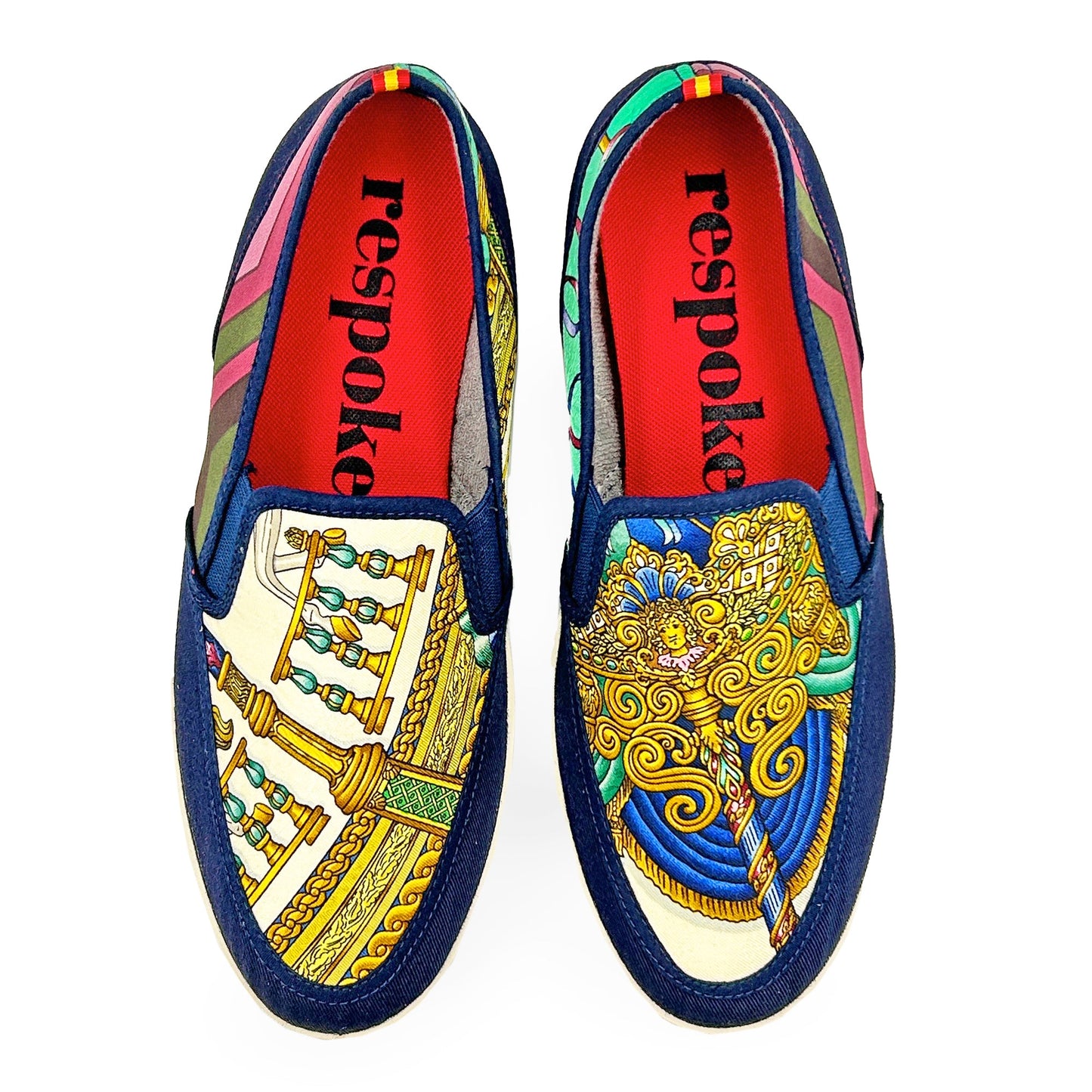 LUNA HEX Turquoise/Maroon Sport Loafer