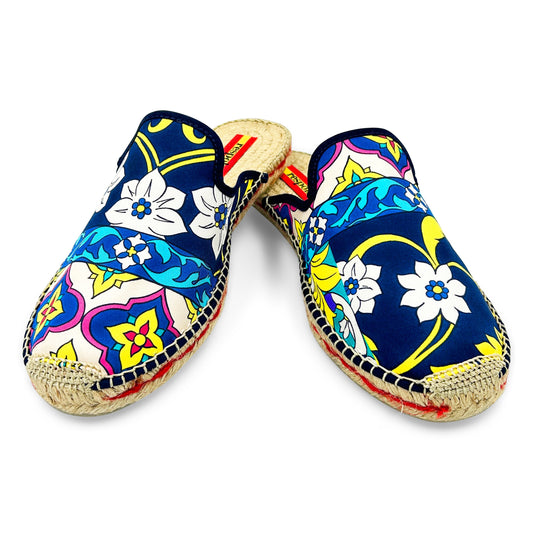 RAJASTHAN Blue Mule Espadrilles
