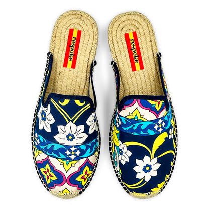 RAJASTHAN Blue Mule Espadrilles