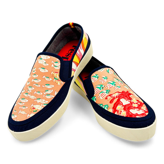 SERENA OCÉANE Orange Sport Loafer