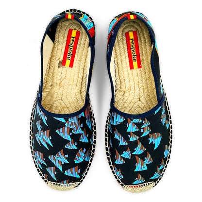OCEANE Black Classic Espadrilles