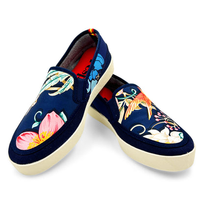 PARRO CUCCIOLE Blue/Black Sport Loafer