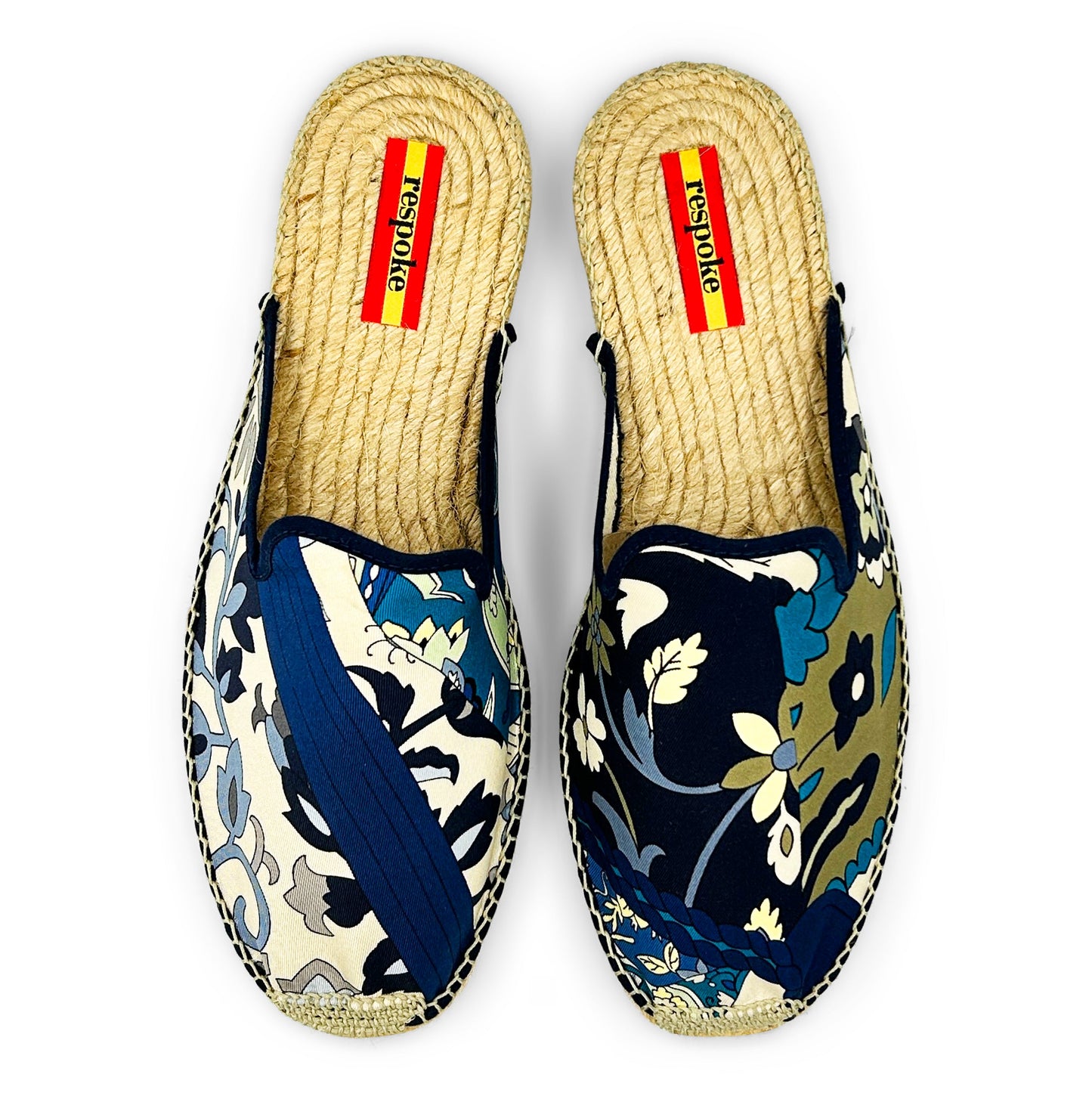RAMIRO Navy Mule Espadrilles