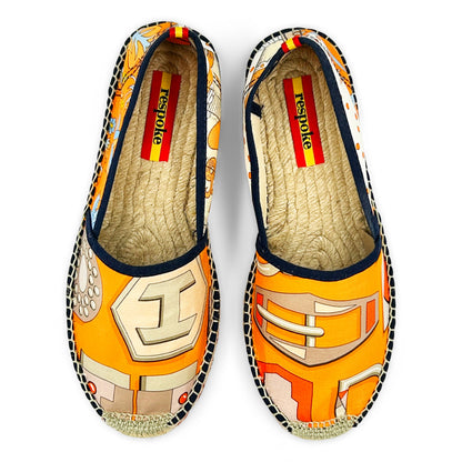 CHANT BOUCLES Orange Classic Espadrilles