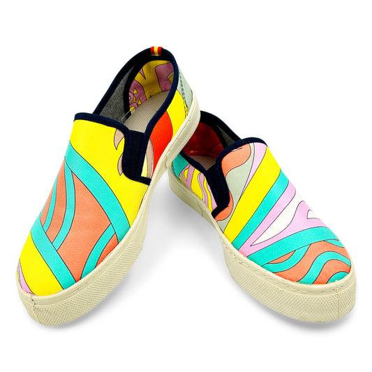 ROCIO Pink/Yellow Sneaker