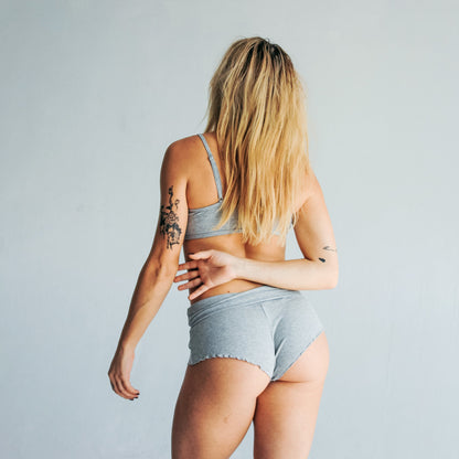 Boyshort - CloudRib™ Grey