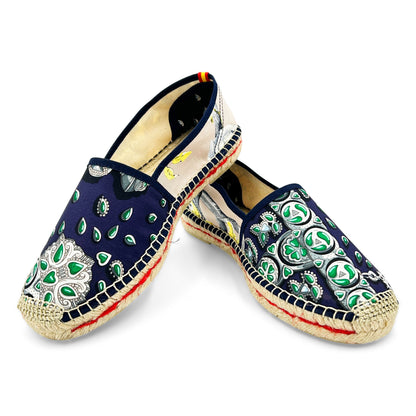 RIVES FORGE Navy Classic Espadrilles