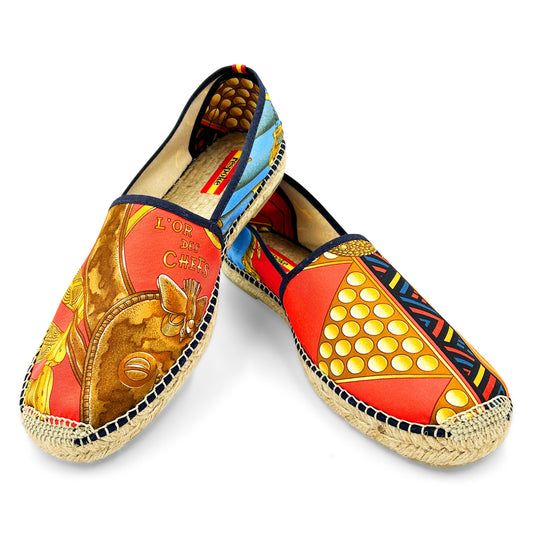 SOL CHEF Orange Classic Espadrilles