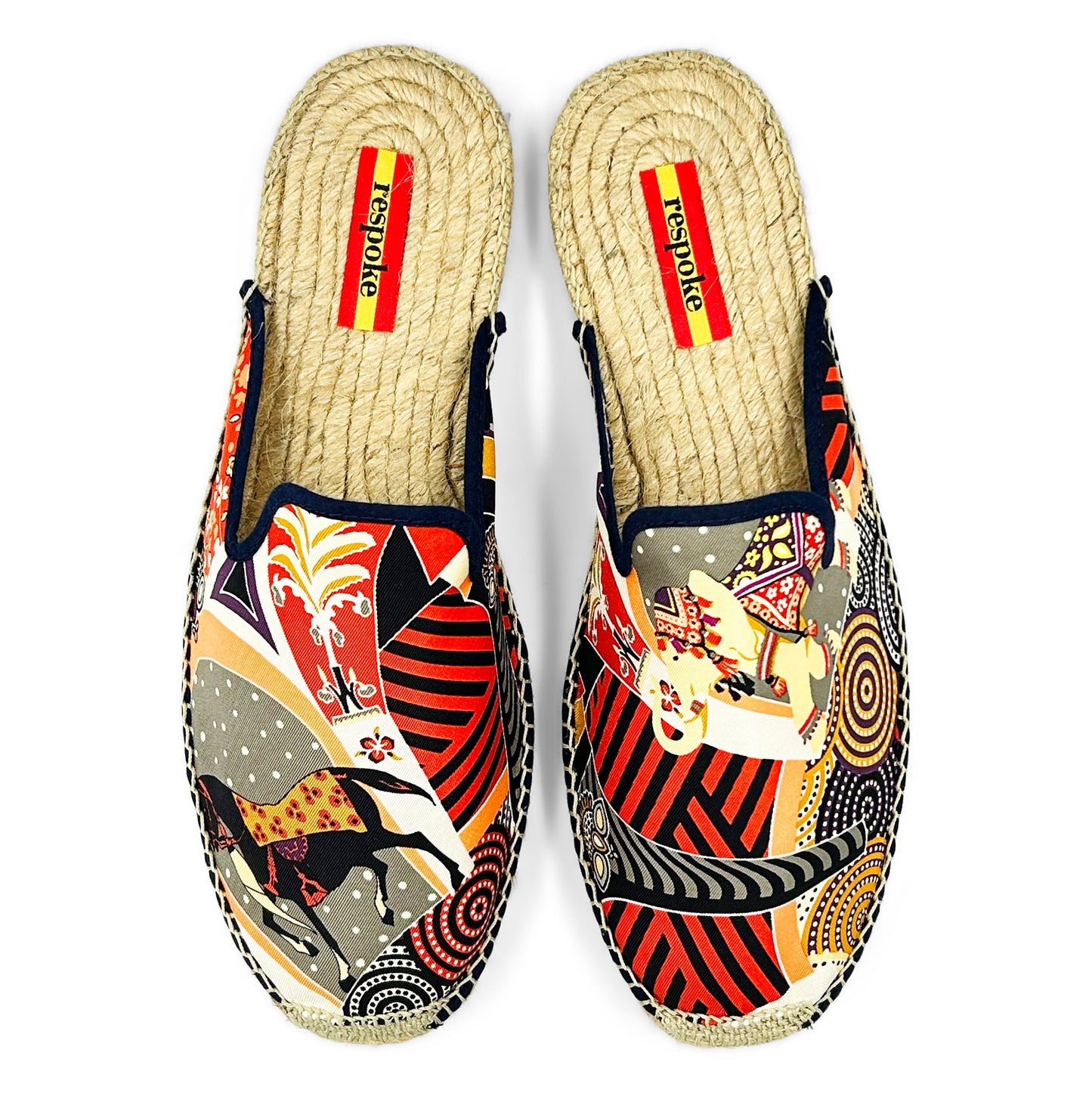 MONILE Orange Mule Espadrilles