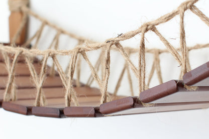 Double Cat Hammock and Climbing Bridge Combo