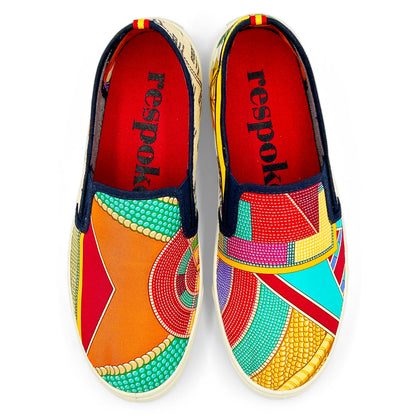 INDIEN STAMP Yellow Sneaker