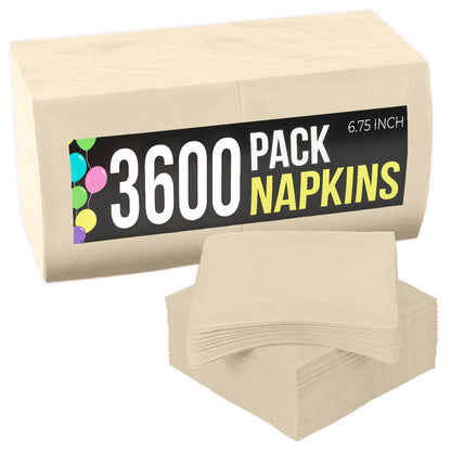 Ivory Luncheon Napkins | Case of 3600