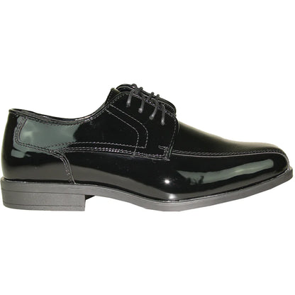 JEAN YVES Men Dress Shoe JY02 Oxford Formal Tuxedo for Prom & Wedding Shoe Black Patent