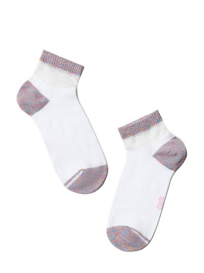 Cotton Ankle Socks Conte Active - 207 with Lurex