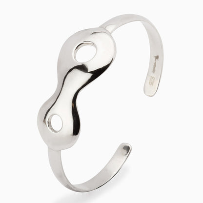 Sterling Silver Baby Circle Bracelet Bangle by Krysaliis