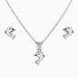 Sterling Silver Dolphin Baby Pendant & Earrings by Krysaliis