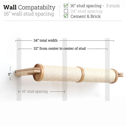 Horizontal Scratching Post for Cats