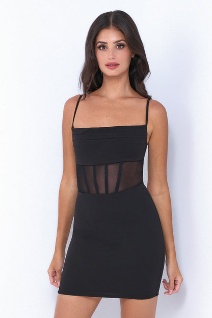 Naomi Mini Dress - Black