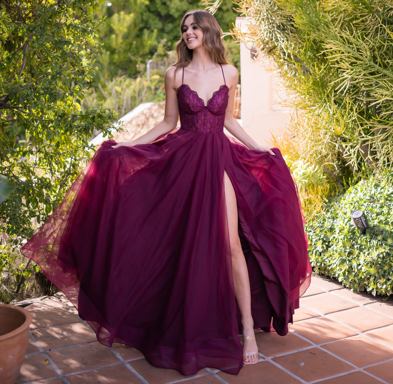 Dani Gown - Mulberry