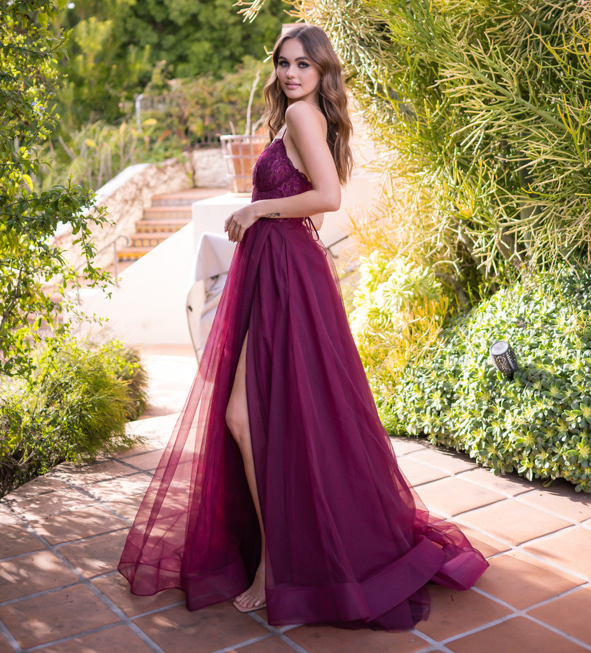 Dani Gown - Mulberry