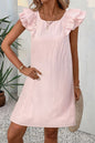 Pink Bow Mini Dress