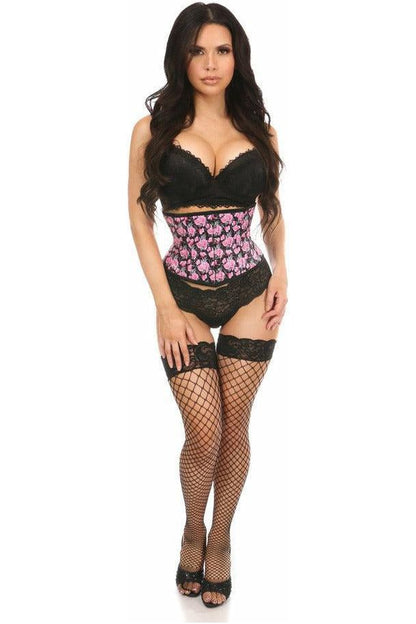 Lavish Floral Print Mini Cincher