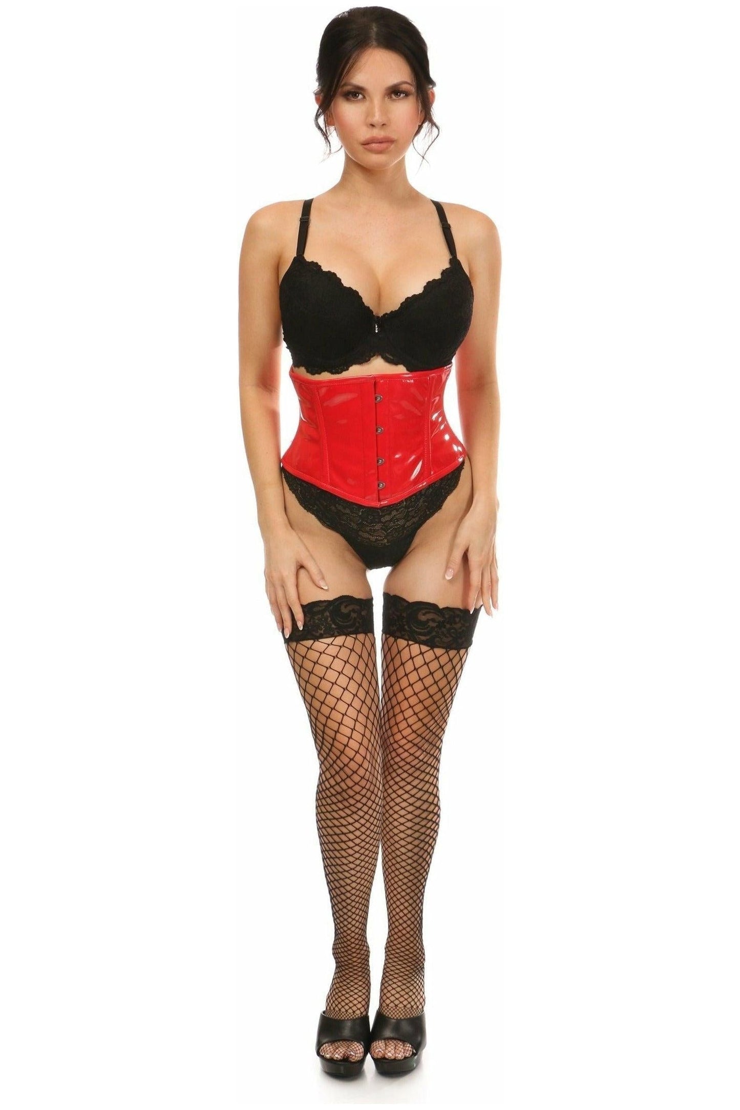 Lavish Red Patent Mini Cincher