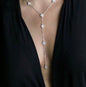 Dala - Lariat Style CZ Bridal Necklace