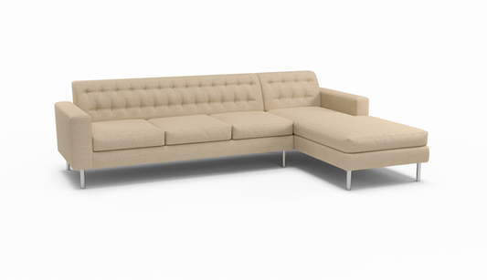 Le Jace | Right Chaise Sectional | 115" x 72" | Latex | Eco-Friendly | STYLNN®️