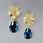 Blue Velvet - London Blue Cubic Zirconia Earrings