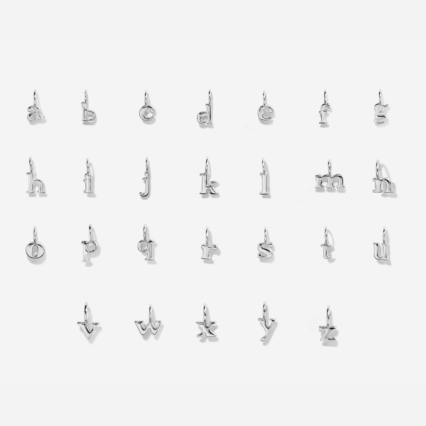Initial Sterling Silver Charm