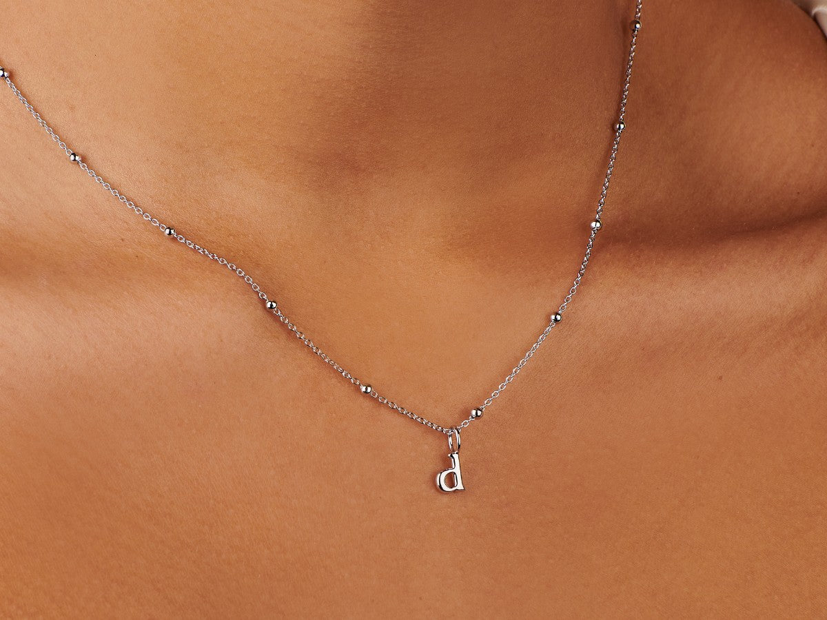 Initial Sterling Silver Charm