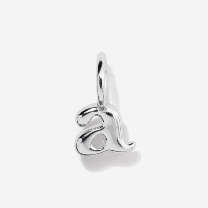 Initial Sterling Silver Charm