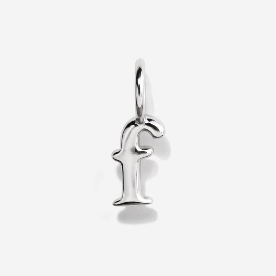 Initial Sterling Silver Charm
