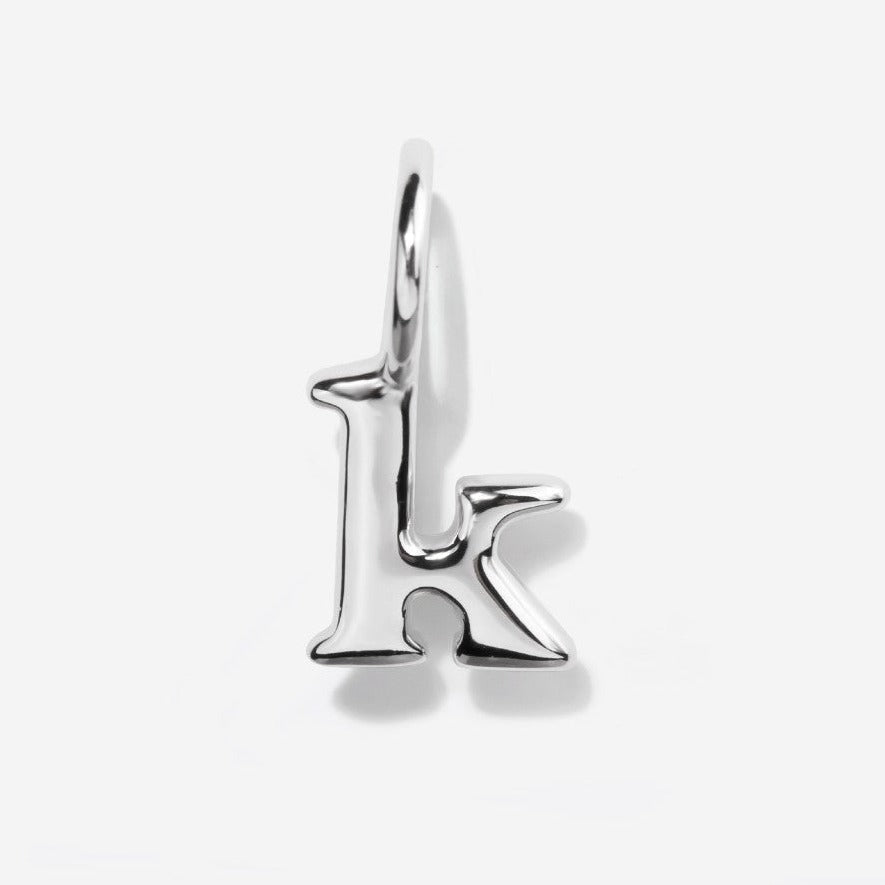 Initial Sterling Silver Charm