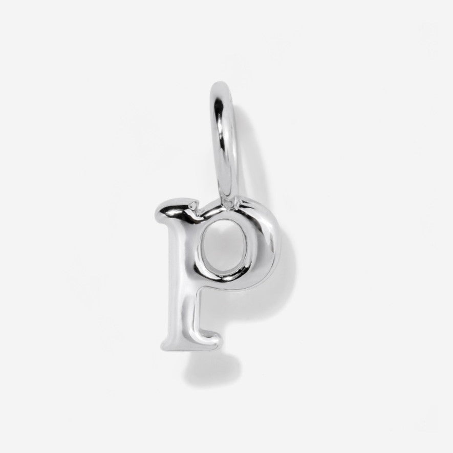 Initial Sterling Silver Charm