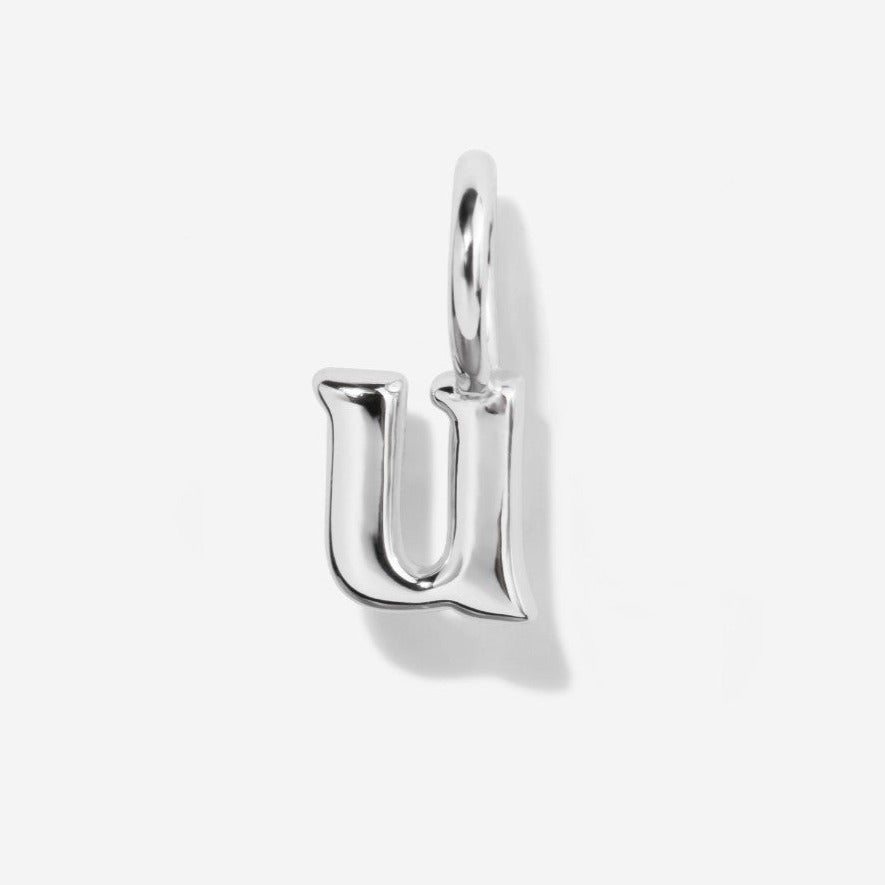 Initial Sterling Silver Charm