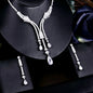 Ithaca - Luxury Silver Cubic Zirconia Bridal Jewelry Set