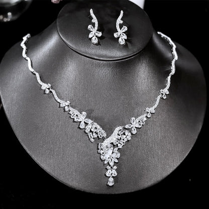 Montserrat - Luxury Cubic Zirconia Bridal Jewelry Set