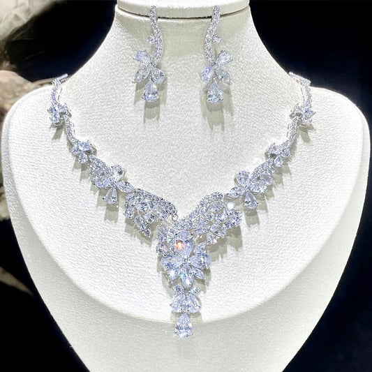 Montserrat - Luxury Cubic Zirconia Bridal Jewelry Set