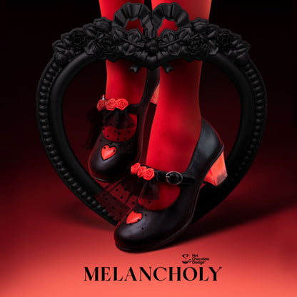 Chocolaticas® Mid Heels Melancholy Women's Mary Jane Pump